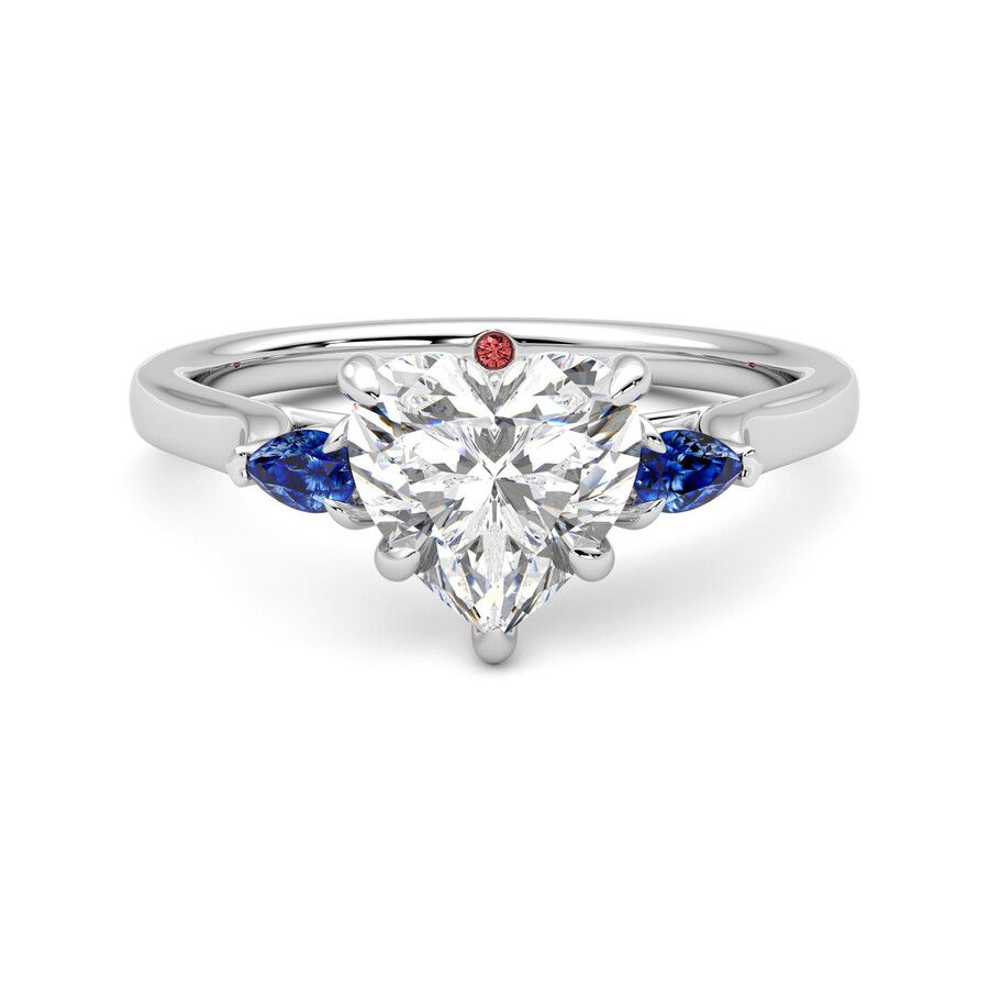 Taylor & Hart Faith Heart Engagement Ring 2