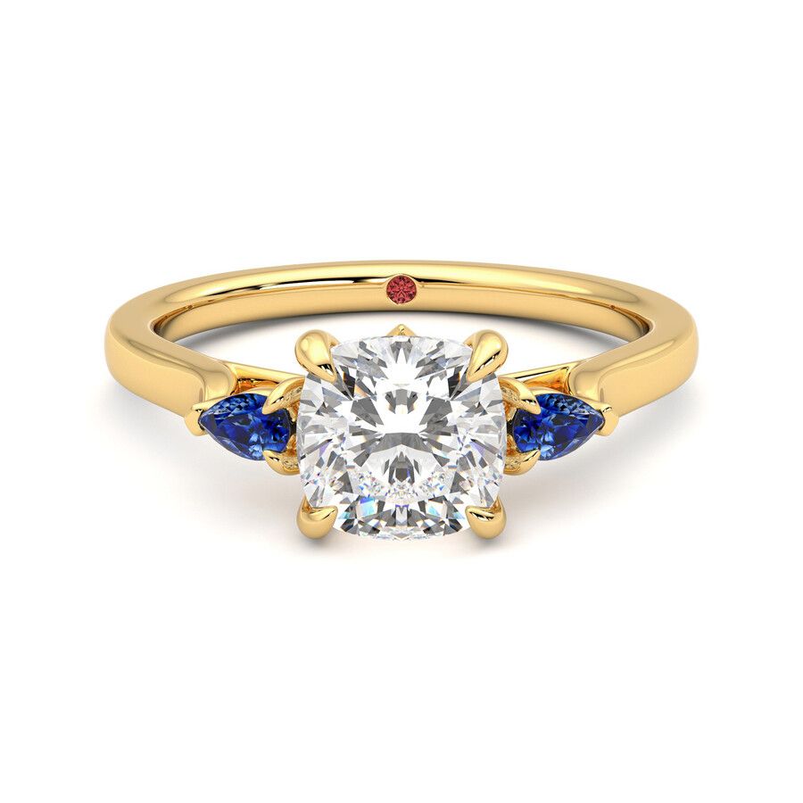 Taylor & Hart Faith Cushion Engagement Ring 0