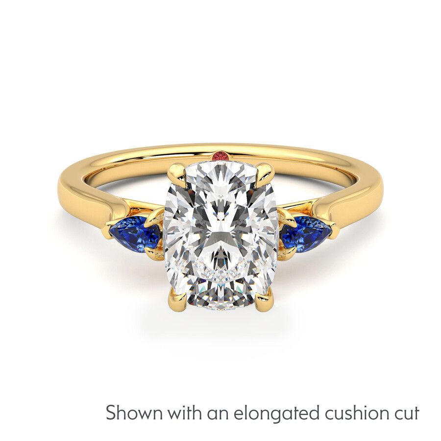 Taylor & Hart Faith Cushion Engagement Ring 3