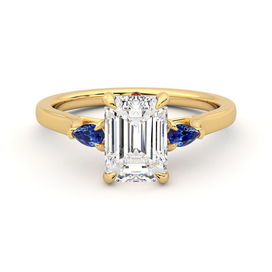 Taylor & Hart Faith Emerald Engagement Ring 2