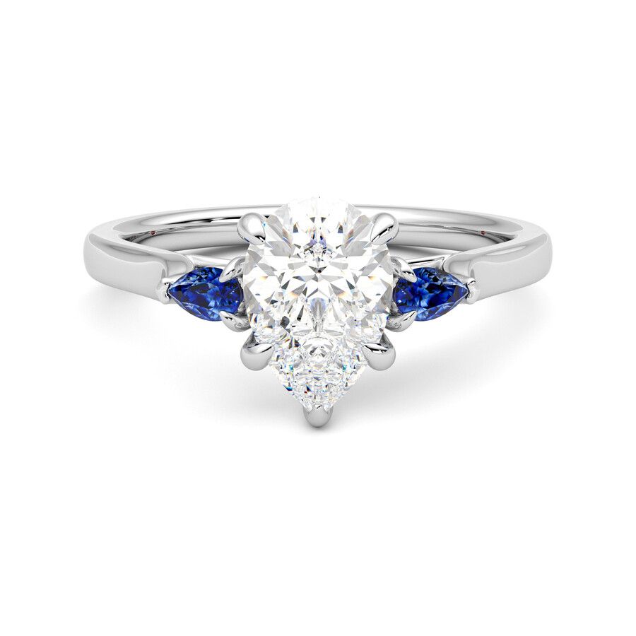 Taylor & Hart Faith Pear Engagement Ring 2