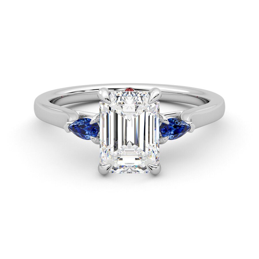 Taylor & Hart Faith Emerald Engagement Ring 2