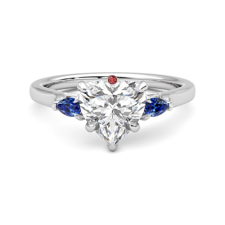 Taylor & Hart Faith Heart Engagement Ring 0