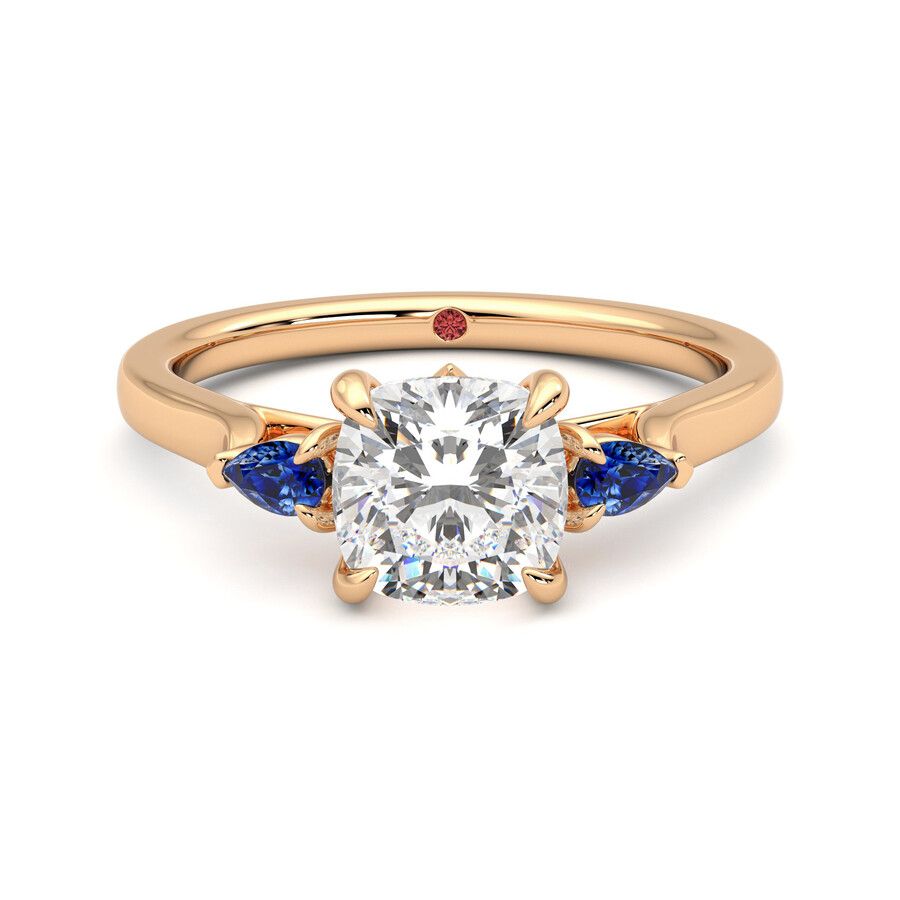 Taylor & Hart Faith Cushion Engagement Ring 0