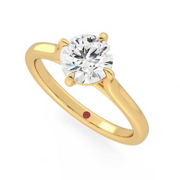 Taylor & Hart Joy Round Engagement Ring 0