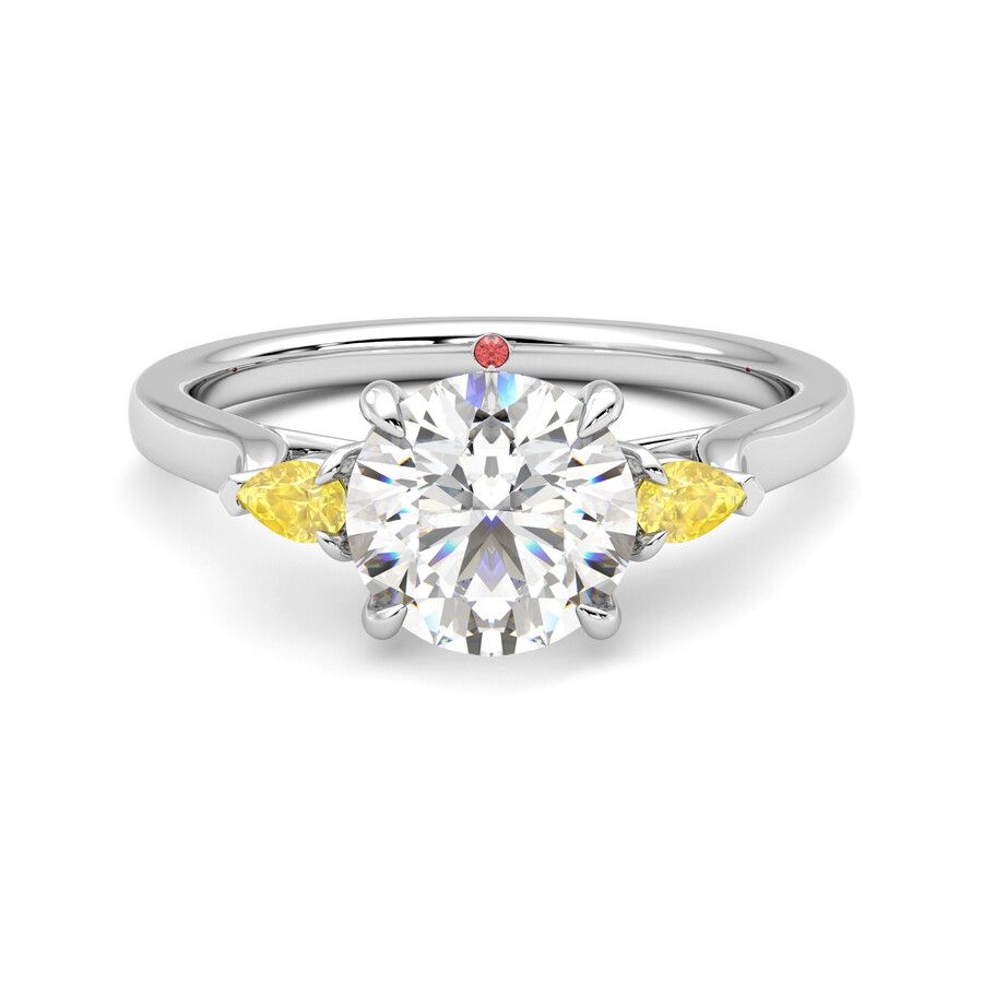 Taylor & Hart Faith Round Engagement Ring 0