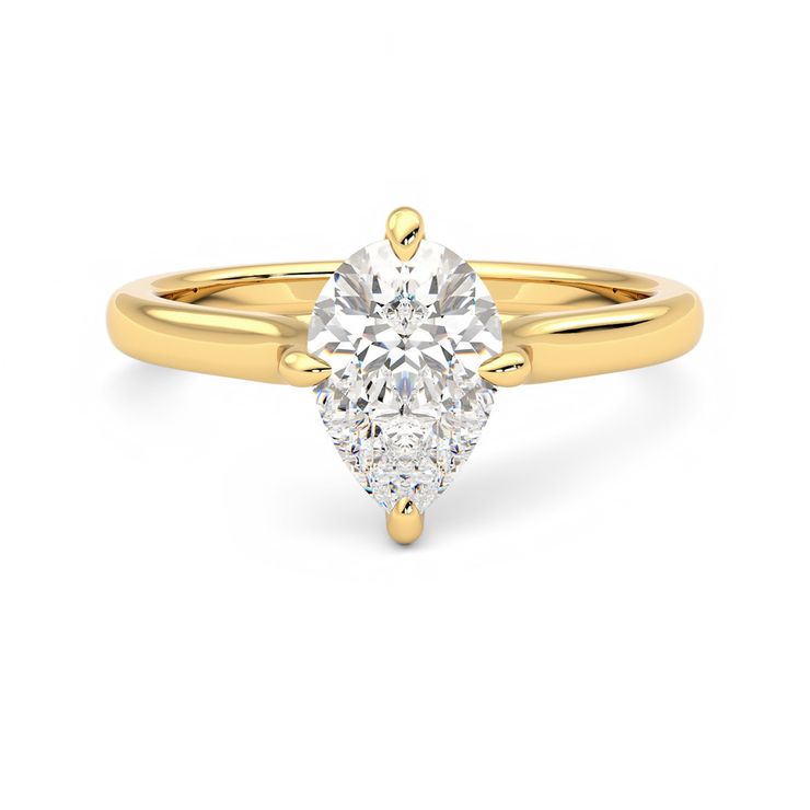 Taylor & Hart Joy Pear Engagement Ring 0