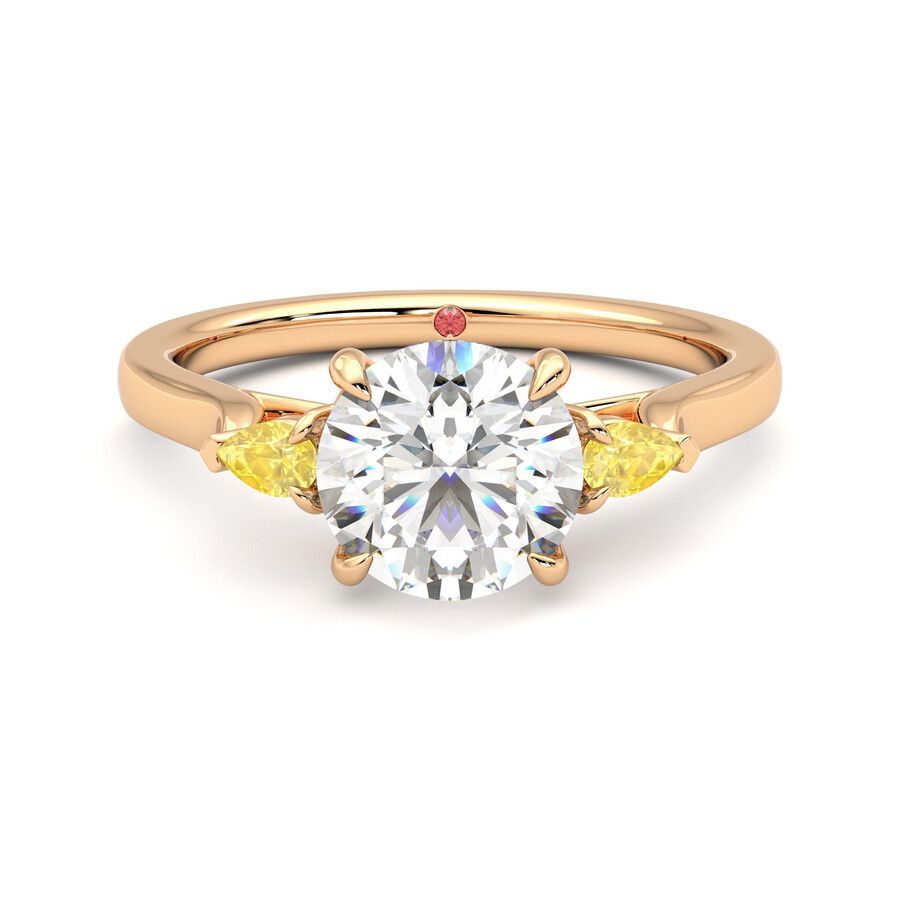 Taylor & Hart Faith Round Engagement Ring 0