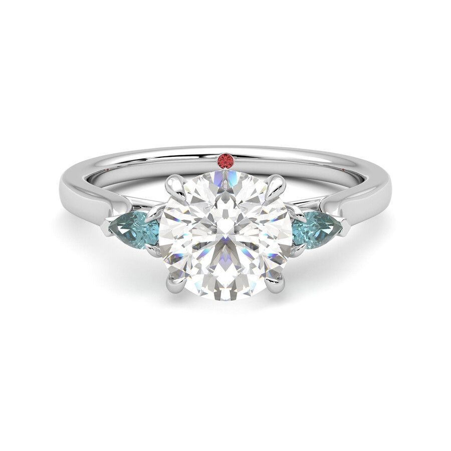 Taylor & Hart Faith Round Engagement Ring 0