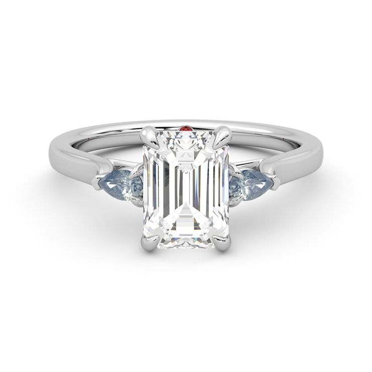 Taylor & Hart Faith Emerald Engagement Ring 0