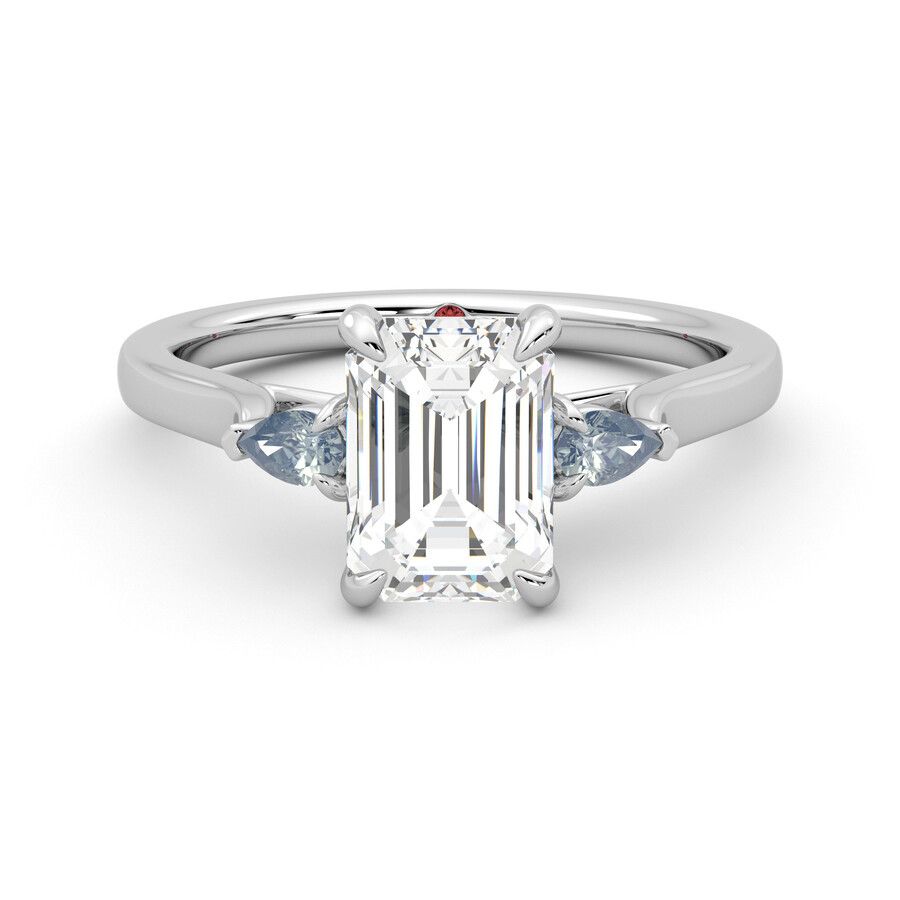 Taylor & Hart Faith Emerald Engagement Ring 2