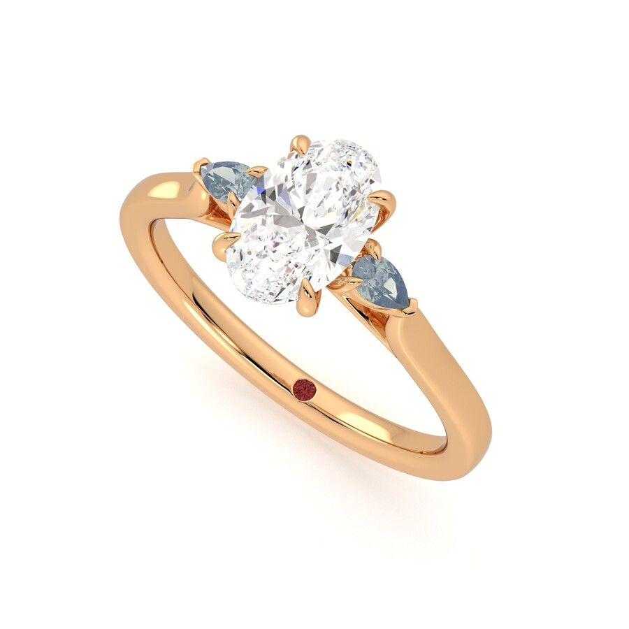 Taylor & Hart Faith Oval Engagement Ring 0