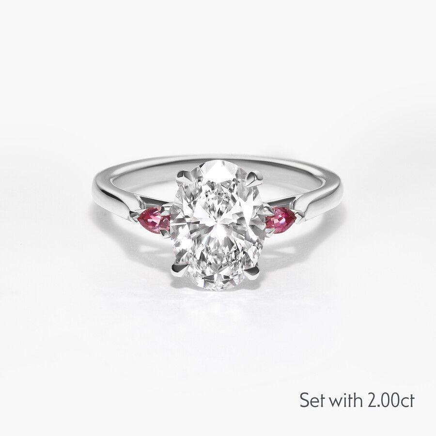 Taylor & Hart Faith Oval Engagement Ring 4