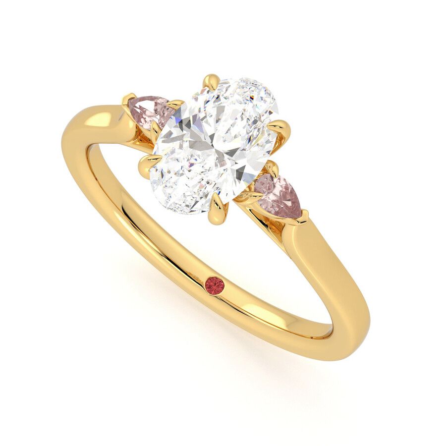 Taylor & Hart Faith Oval Engagement Ring 0