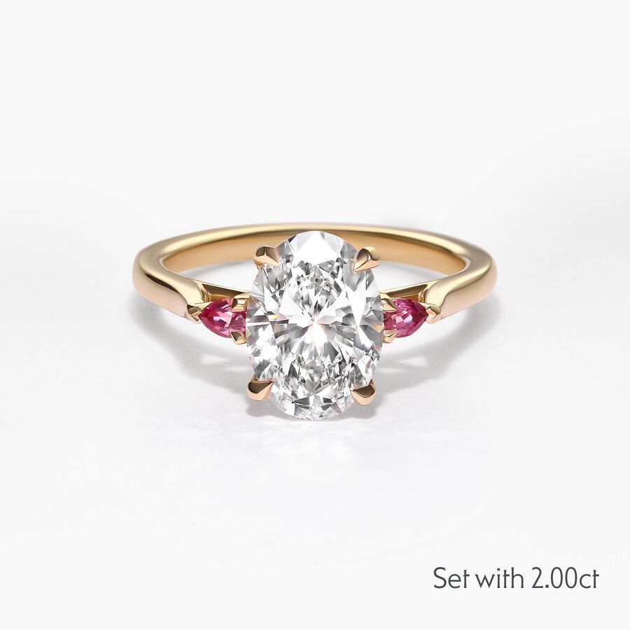 Taylor & Hart Faith Oval Engagement Ring 3