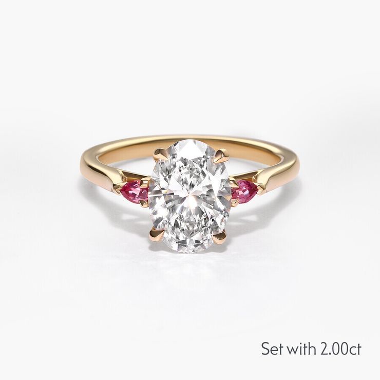Taylor & Hart Faith Oval Engagement Ring 3