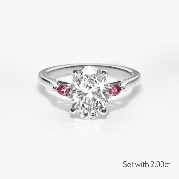 Taylor & Hart Faith Oval Engagement Ring 2