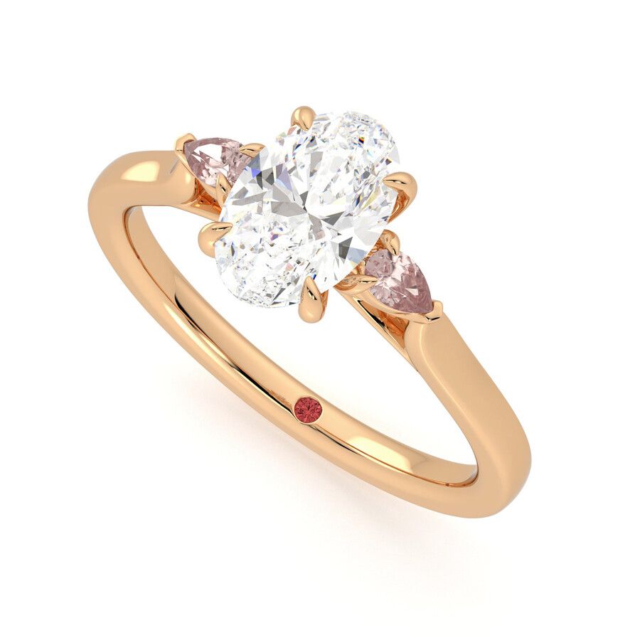 Taylor & Hart Faith Oval Engagement Ring 0