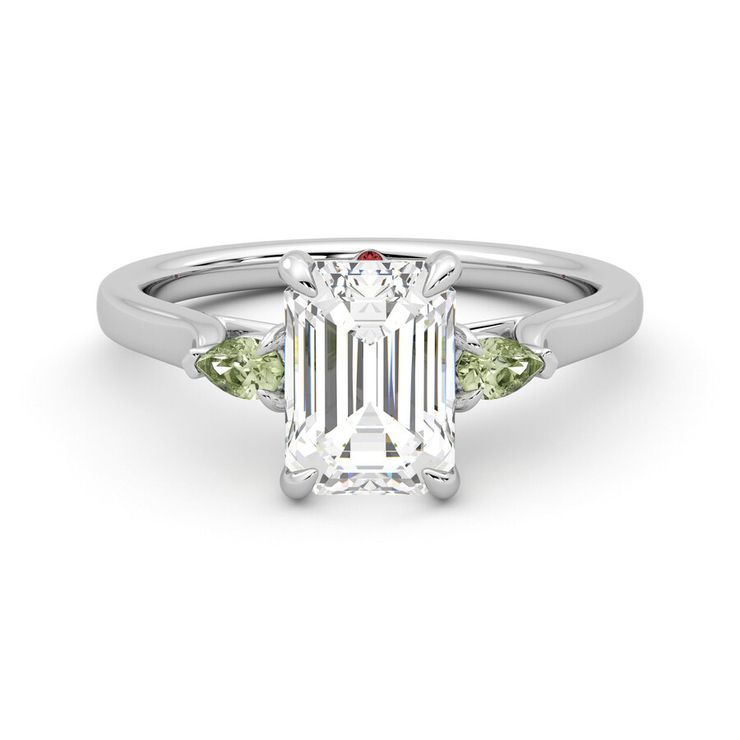 Taylor & Hart Faith Emerald Engagement Ring 0