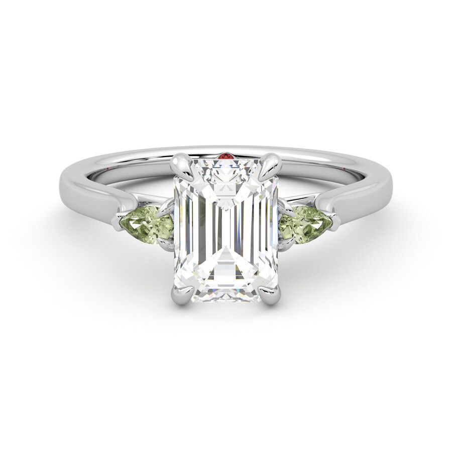 Taylor & Hart Faith Emerald Engagement Ring 2