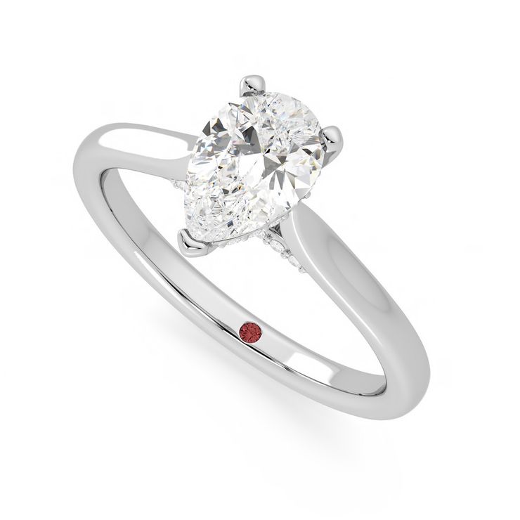 Taylor & Hart Bliss Pear Engagement Ring 0