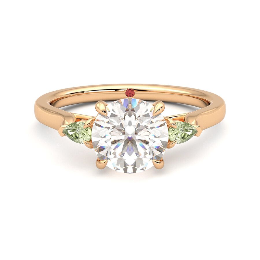 Taylor & Hart Faith Round Engagement Ring 0