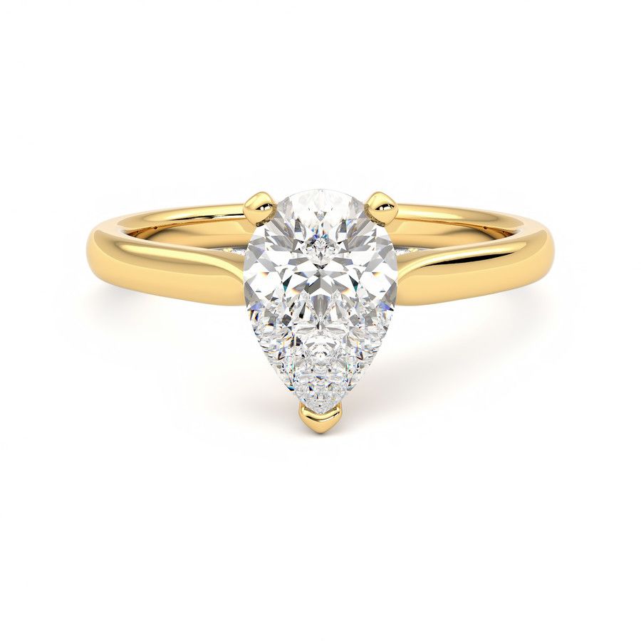 Taylor & Hart Bliss Pear Engagement Ring 0