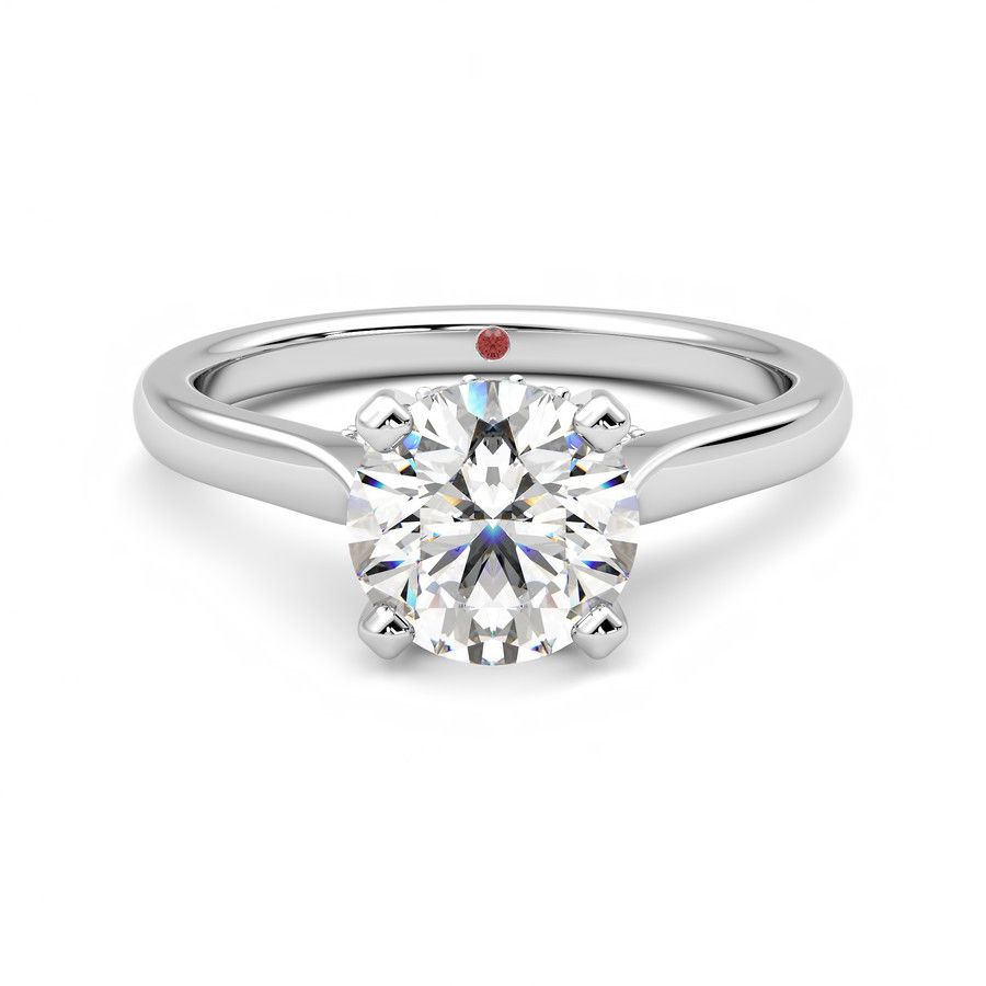 Taylor & Hart Bliss Round Engagement Ring 0