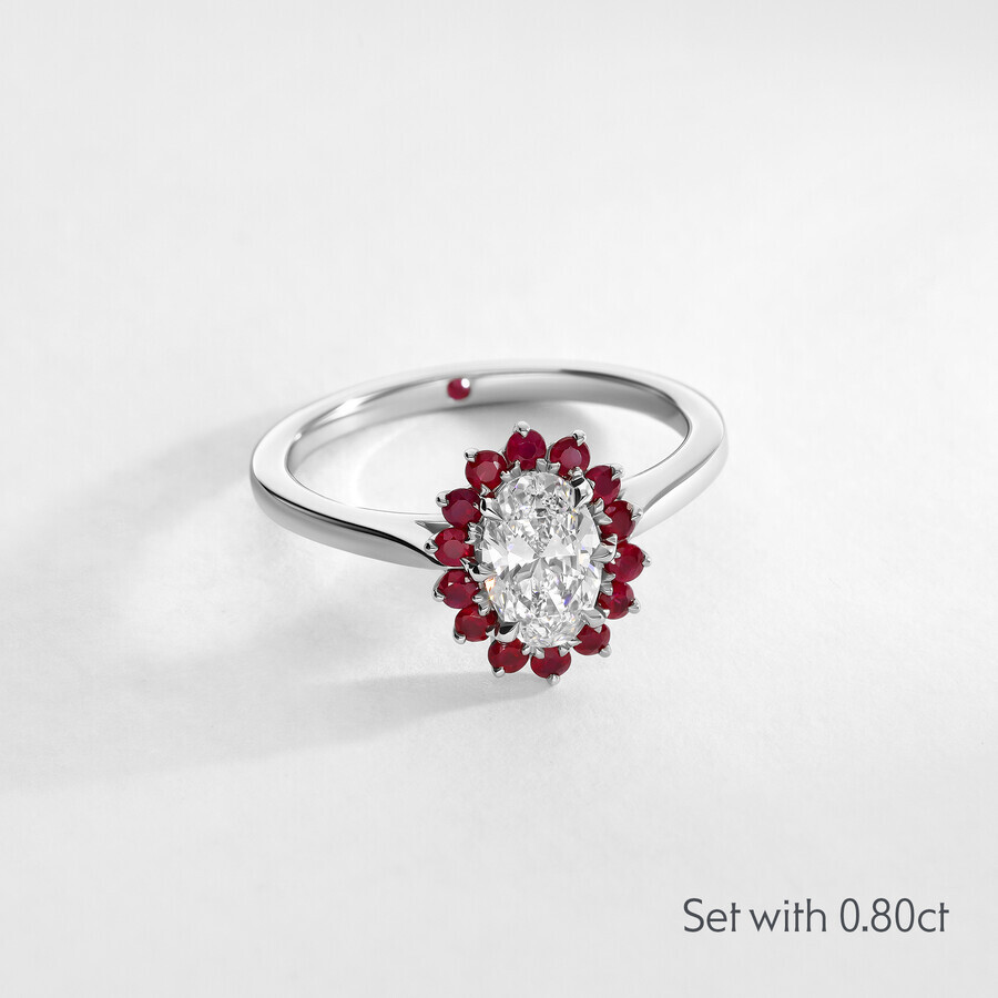 Oval Diamond Taylor And Hart Engagement Rings Allure Oval Halo And