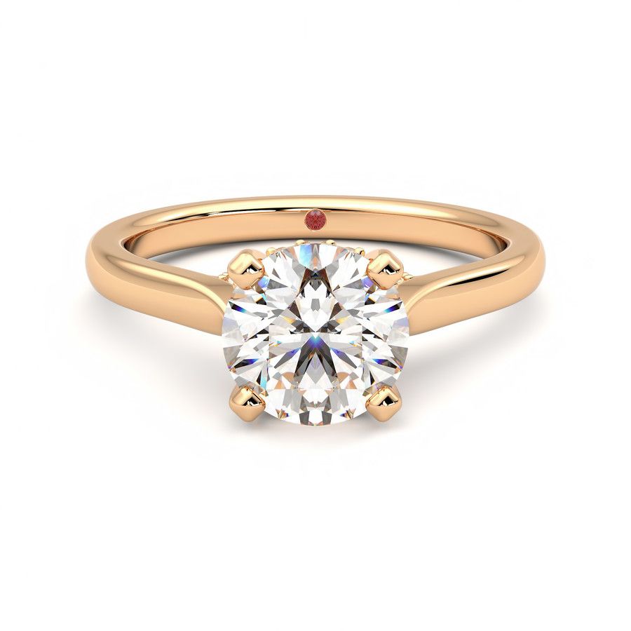 Taylor & Hart Bliss Round Engagement Ring 0