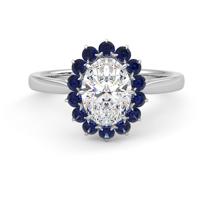 Taylor & Hart Lyra Oval Engagement Ring 0