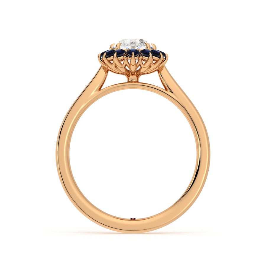 Taylor & Hart Lyra Oval Engagement Ring 1