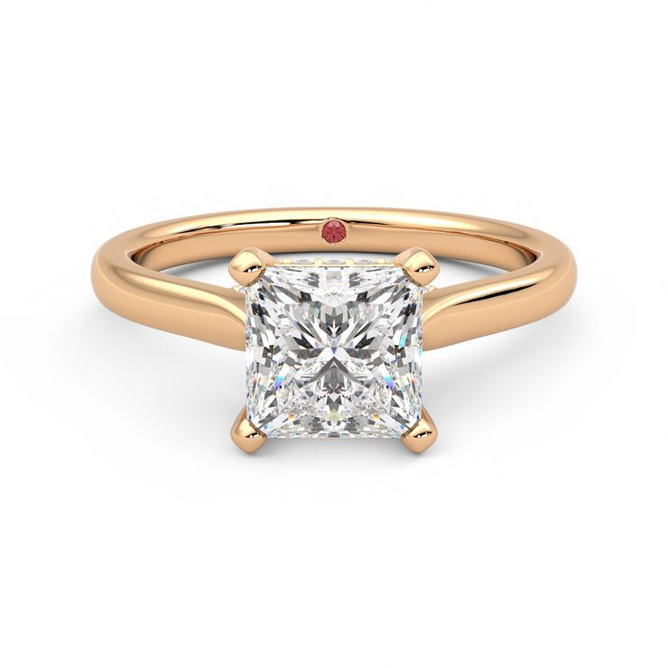 Taylor & Hart Bliss Princess Engagement Ring 0