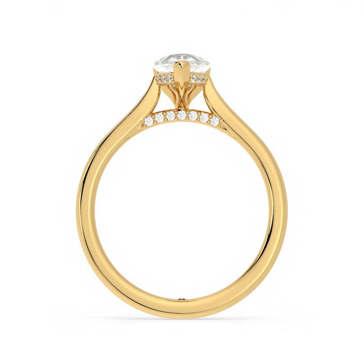 Taylor & Hart Bliss Pear Engagement Ring 1