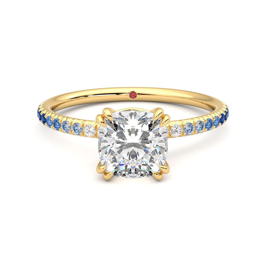 Taylor & Hart Damson Cushion Engagement Ring 0