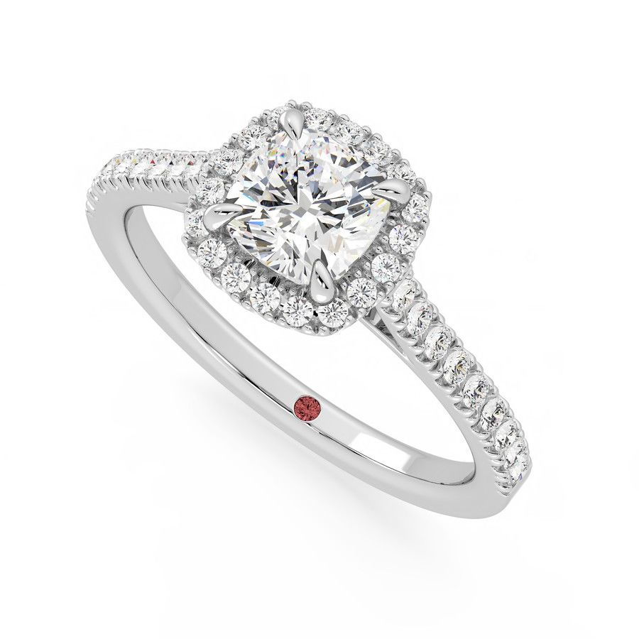 Taylor & Hart Allure Cushion Engagement Ring 0