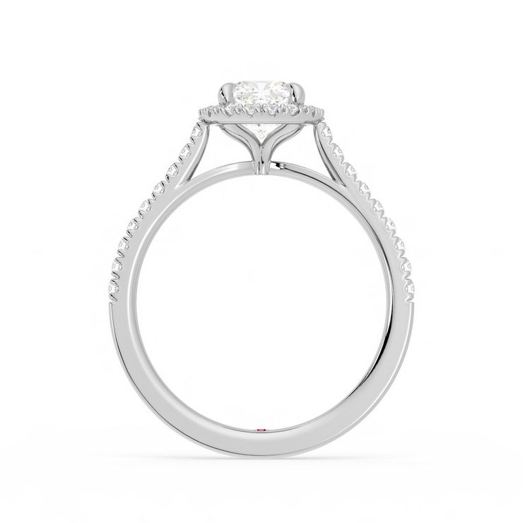 Taylor & Hart Allure Cushion Engagement Ring 1