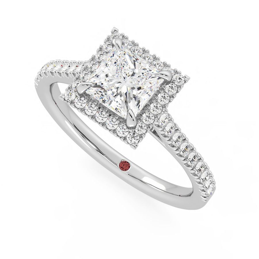 Taylor & Hart Allure Princess Engagement Ring 0