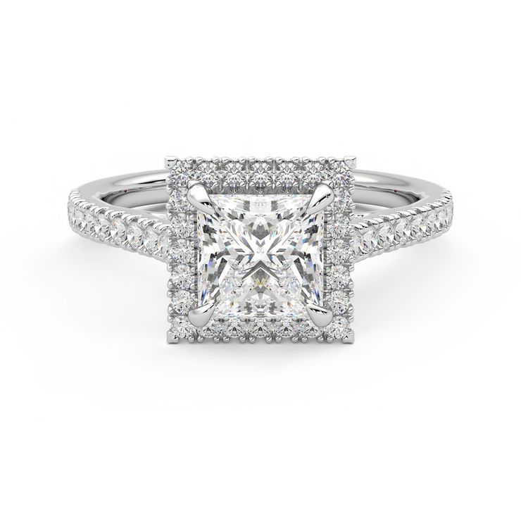 Taylor & Hart Allure Princess Engagement Ring 0