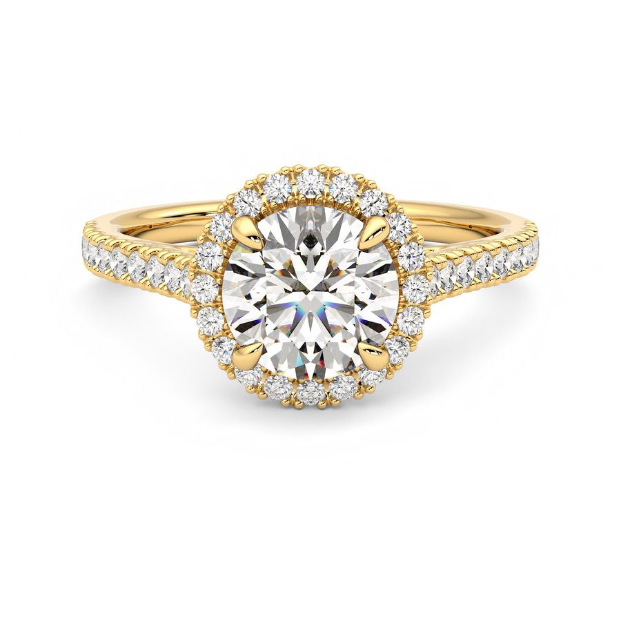 Taylor & Hart Allure Round Engagement Ring 2