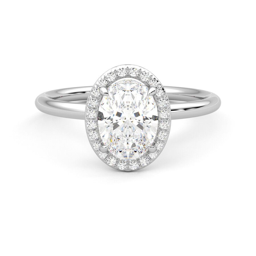 Taylor & Hart Dove Oval Engagement Ring 0