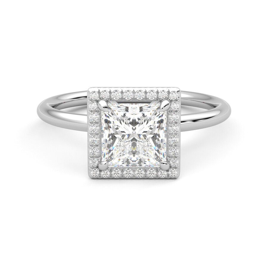 Taylor & Hart Dove Princess Engagement Ring 0