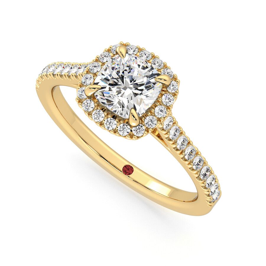 Taylor & Hart Allure Cushion Engagement Ring 0