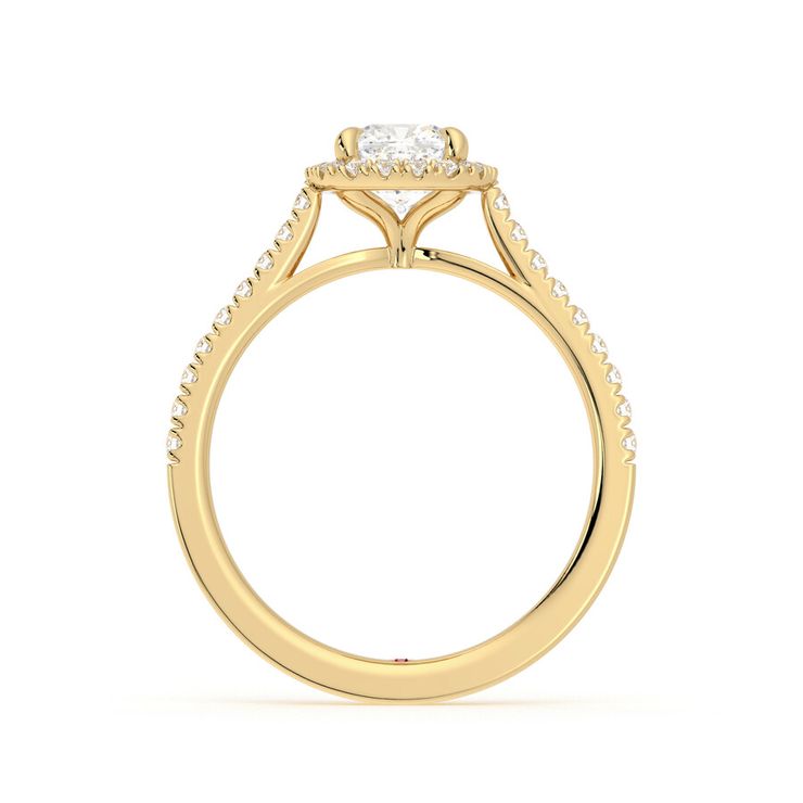 Taylor & Hart Allure Cushion Engagement Ring 1