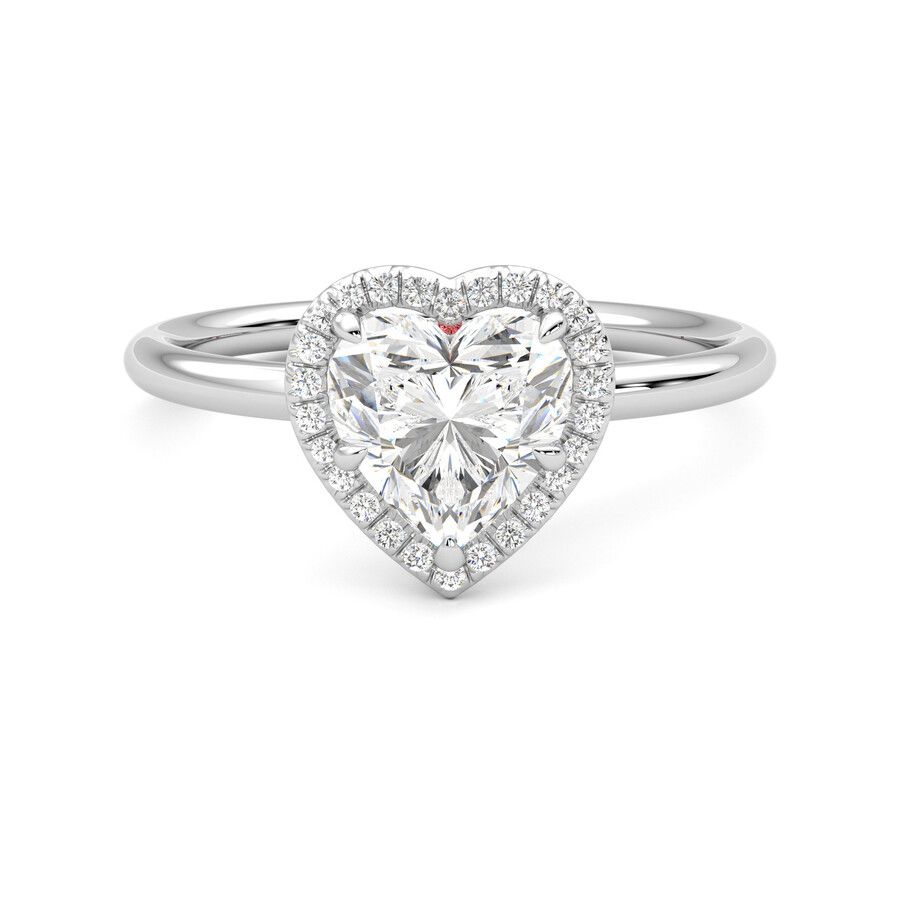 Taylor & Hart Dove Heart Engagement Ring 2