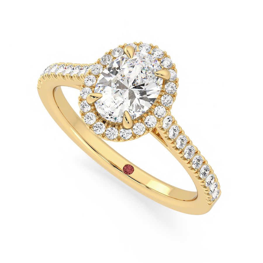 Taylor & Hart Allure Oval Engagement Ring 0