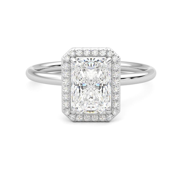 Taylor & Hart Dove Radiant Engagement Ring 0