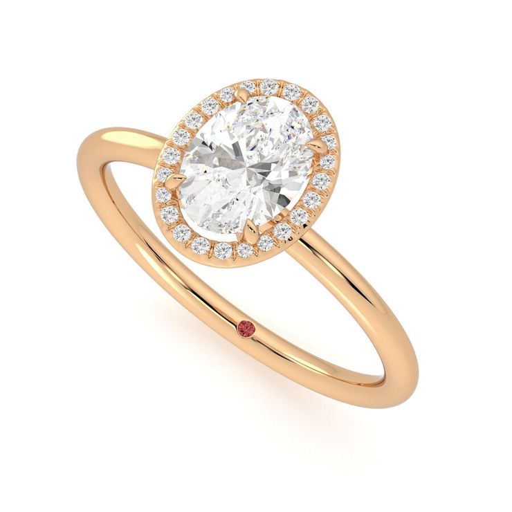 Taylor & Hart Dove Oval Engagement Ring 0