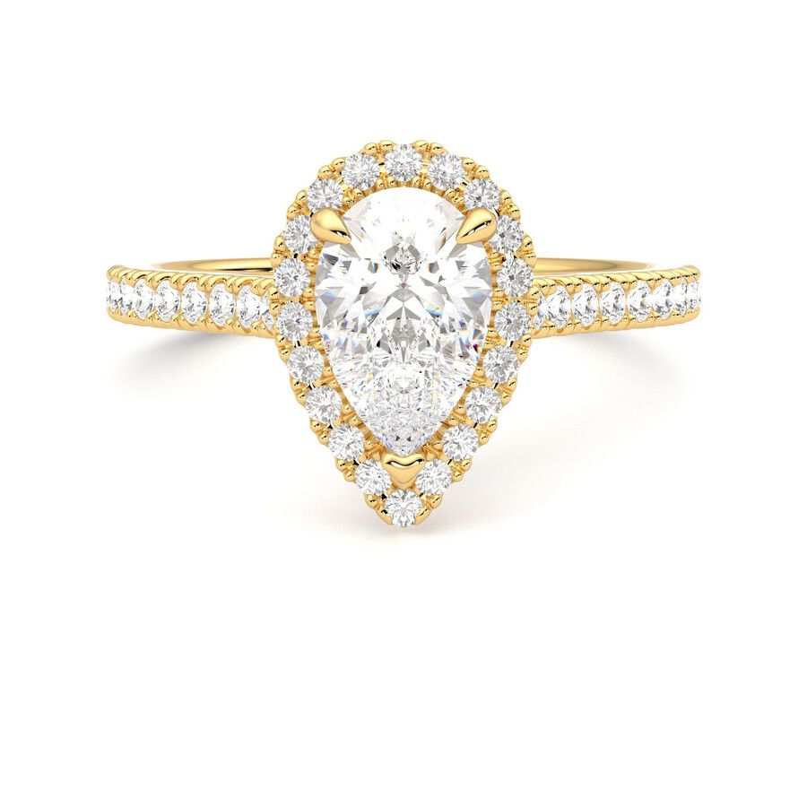 Taylor & Hart Allure Pear Engagement Ring 0