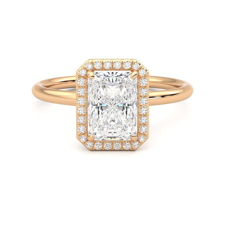 Taylor & Hart Dove Radiant Engagement Ring 0